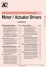 ICs Motor / Actuator Drivers