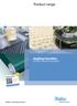 Product range. conveyor and processing belts NEW. Product Finder. Siegling total belting solutions.