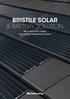 BRISTILE SOLAR & BATTERY SOLUTION the smart solar roofing and energy management system