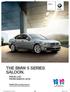 The BMW 5 Series Saloon. The Ultimate Driving Machine.  SALOON. E BMW 5S Saloon F10 NF.indd 1 28/02/ :36