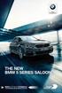 Sheer Driving Pleasure THE NEW BMW 5 SERIES SALOON. BMW EFFICIENTDYNAMICS. LESS EMISSIONS. MORE DRIVING PLEASURE.