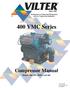 400 VMC Series. Compressor Manual Models: 440, 450, 450XL, and 460. Manufacturers of Industrial Refrigeration and Gas Compression Equipment