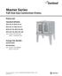 Master Series. Full Size Gas Convection Ovens. Parts List. Standard Models. Energy Star Models