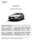 CJENOVNIK. Audi A7 Sportback. Audi A7 Sportback cjenovnik