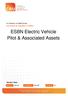 ESBN Electric Vehicle Pilot & Associated Assets