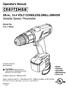 318 in., 14.4 VOLT CORDLESS DRILL-DRIVER Variable Speed / Reversible
