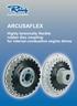 ARCUSAFLEX Highly torsionally flexible rubber disc coupling for internal combustion engine drives