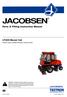 JACOBSEN. Parts & Fitting Instruction Manual. LF3400 Mauser Cab JACOBSEN. Product codes: LMAB875 Mauser