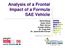Analysis of a Frontal Impact of a Formula SAE Vehicle David Rising Jason Kane Nick Vernon Joseph Adkins Dr. Craig Hoff Dr. Janet Brelin-Fornari