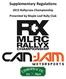 Supplementary Regulations Rallycross Championship Presented by Maple Leaf Rally Club