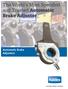 The World s Most Specified and Trusted Automatic Brake Adjuster