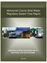 Multnomah County Solid Waste Regulatory System Final Report