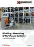 Winding, Measuring & Warehouse Systems. conclusive solutions.  A HELUKABEL company