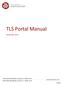 TLS Portal Manual. September portmetrovancouver.com. 100 The Pointe, 999 Canada Place, Vancouver, B.C. Canada V6C 3T4