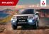 THE LEGEND CONTINUES PAJERO, BUILT FOR THE TIME OF YOUR LIFE. ASX Outlander Pajero Sport Pajero Triton