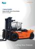 7 Series Forklifts. Heavy Forklift 18 to 25 ton Series. EPA Tier IV / Euro Stage IV. Lifting Your Dreams