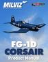 CORSAIR. Product Manual. PAGE 1 Copyright 2017 Military Visualizations Inc