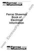 Ferraz Shawmut Book of Electrical Information
