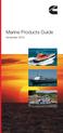 Marine Products Guide. November 2010