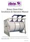 Rotary Drum Filter Installation & Operation Manual