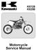 Motorcycle Service Manual KX125 KX250