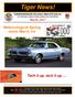 Tiger News! Meteorological Spring starts March 1st. Tach it up, tach it up,... March, Published Monthly By The Cruisin Tigers GTO Club, Inc.