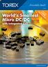 World s Smallest Micro DC/DC
