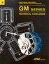 GM SERIES TECHNICAL CATALOG. Crankshaft Design Radial Piston Hydraulic Motors