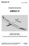 Assembly Instructions AMIGO IV. ARTF RC model aircraft Wingspan approx mm. This model requires a two-function HoTT COMPUTER SYSTEM