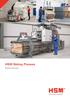 HSM Baling Presses. Product Overview