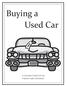 Buying a Used Car SALE. A Consumer Guide from the Federal Trade Commission