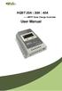 HQST 20A 30A 40A. MPPT Solar Charge Controller. User Manual