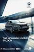 The Ultimate Driving Machine THE NEW BMW 5 SERIES SALOON. BMW EFFICIENTDYNAMICS. LESS EMISSIONS. MORE DRIVING PLEASURE.