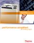 Thermo Scientific Sorvall WX + Ultracentrifuge Series. performance simplified. at every turn