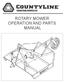 ROTARY MOWER OPERATION AND PARTS MANUAL