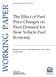 WORKING PAPER. The Effect of Fuel Price Changes on Fleet Demand for New Vehicle Fuel Economy