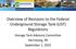 Overview of Revisions to the Federal Underground Storage Tank (UST) Regulations. Storage Tank Advisory Committee Harrisburg, PA September 1, 2015
