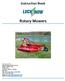 Rotary Mowers. Instruction Book
