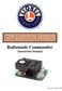 Railsounds Commander Instruction Manual