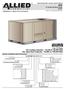 K-Series Rooftop Units 60 HZ PRODUCT SPECIFICATIONS