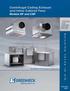Centrifugal Ceiling Exhaust and Inline Cabinet Fans Models SP and CSP