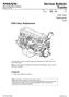 This information covers the proper replacement procedure for the EGR valve on the Volvo D16F engine.
