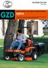 GZD15. We combined the best of both worlds to create a zero-turn mower that delivers incredible Efficiency, Endurance, and Ergonomics.