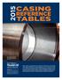 CASING TABLES REFERENCE. Special Supplement to. Published in January 2015
