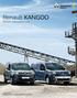 Renault KANGOO Efficient, smart and versatile