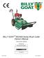 BILLY GOAT BC2403 Series Brush Cutter Owner s Manual. Patent Number D Accessories BC HIGH LIFT BLADE P/N