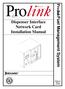 Dispenser Interface Network Card Installation Manual. Prolink Fuel Management System. RE Rev B June 99