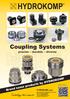 HYDROKOMP. Coupling Systems. Technology that connects. Brand name products by HYDROKOMP