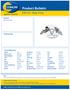 Product Bulletin. EWP144 - Water Pump