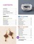 5Bead Types CONTENTS. PROJECTS 3Bead Types. Bead Types BONUS. Introduction About Beads Tools and Materials... 6